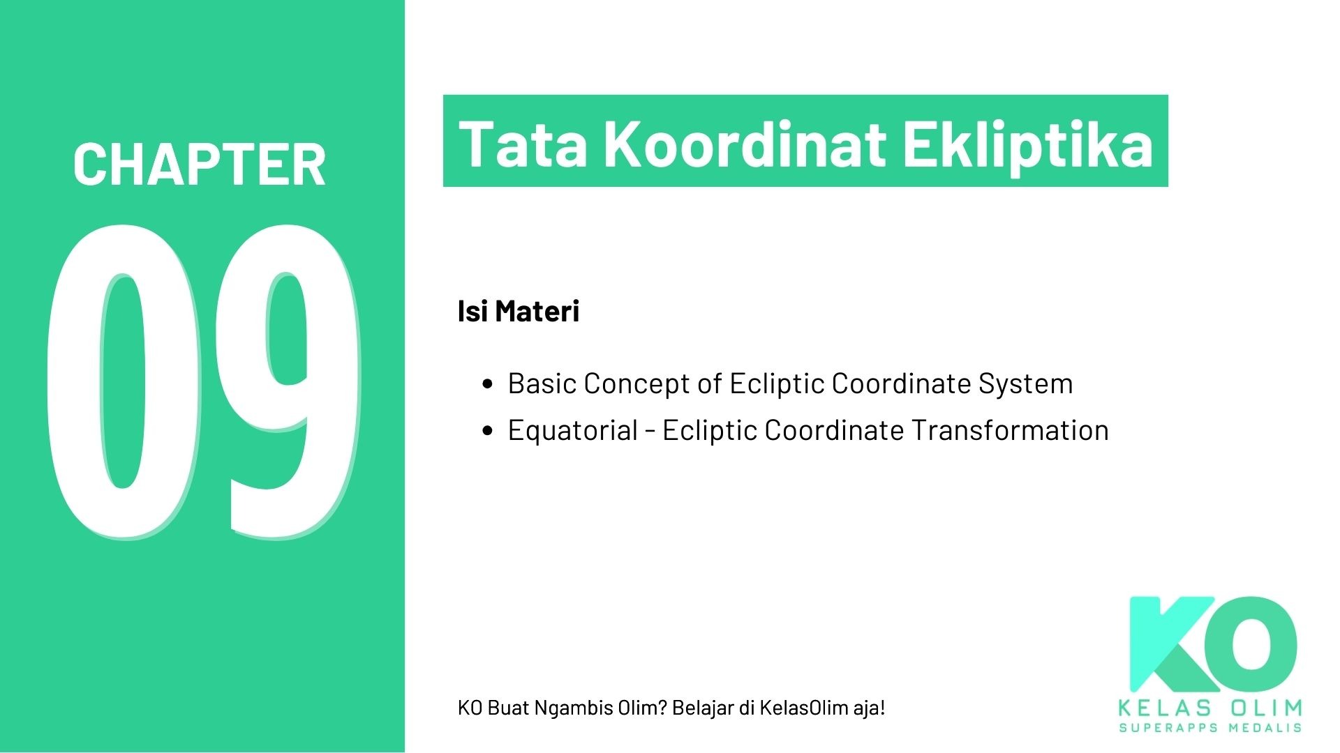 Tata Koordinat Ekliptika