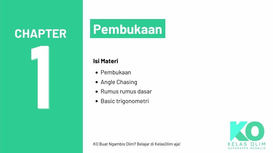 Chapter 1 - Pembukaan