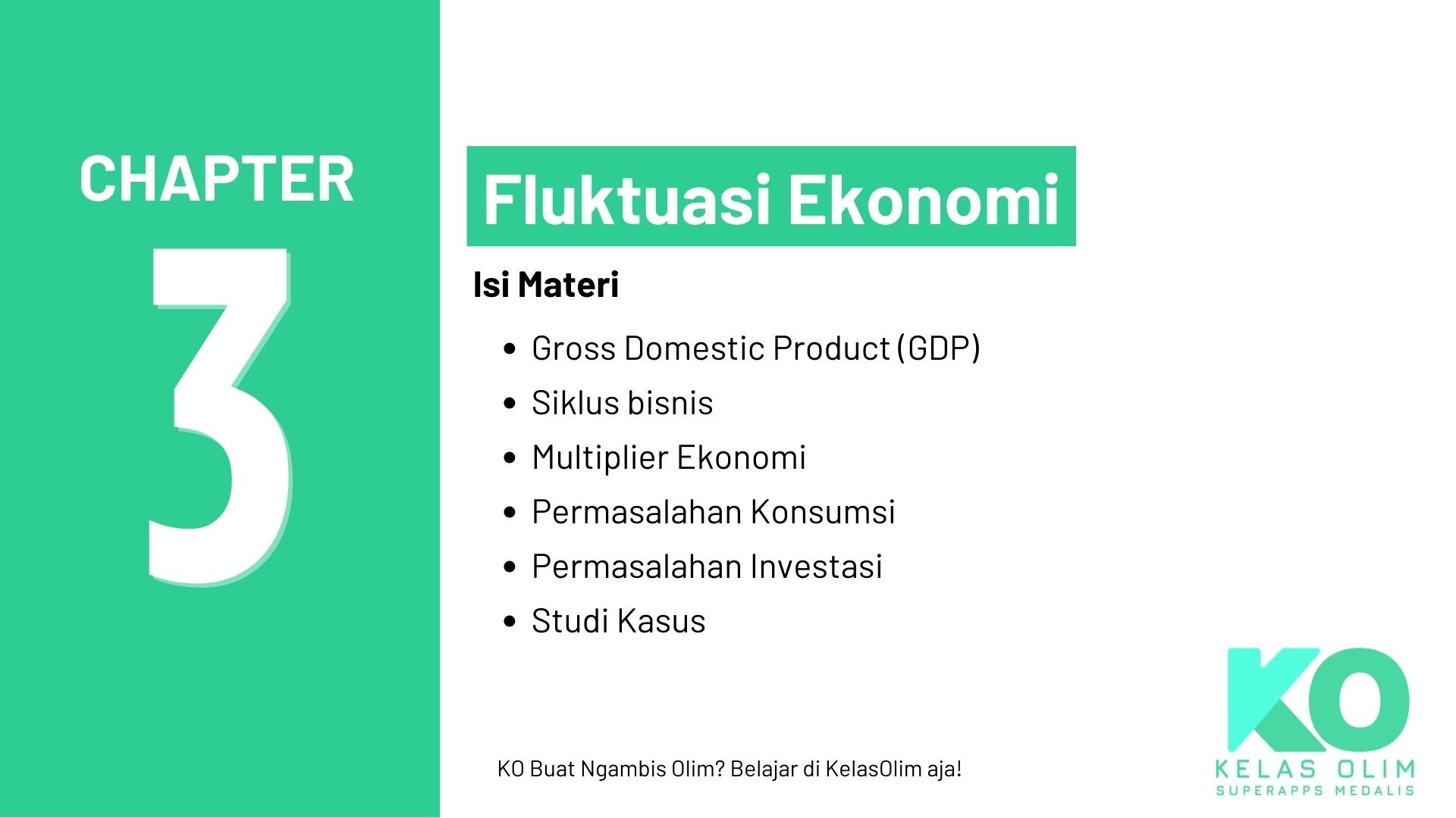 Chapter 3 - Fluktuasi Ekonomi