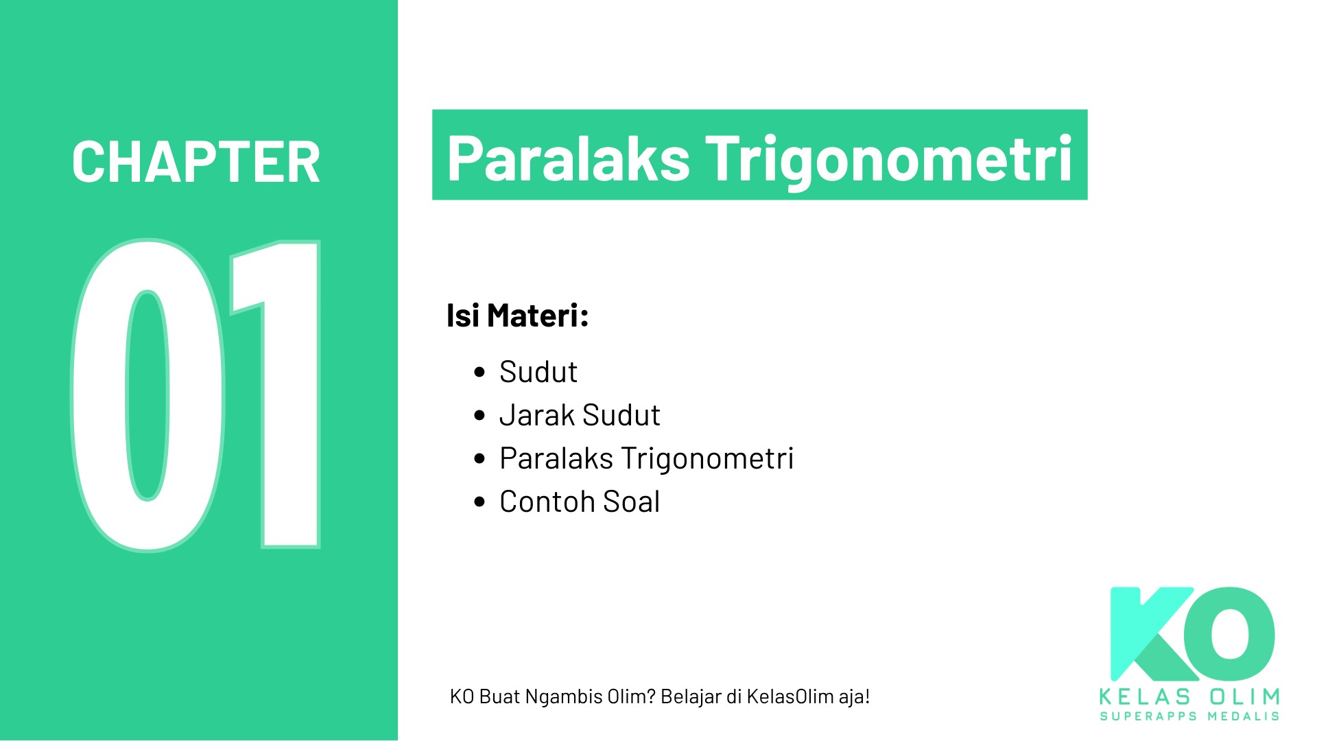 Chapter 1 - Paralaks Trigonometri