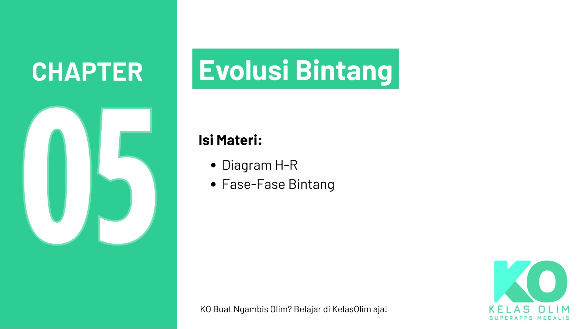 Chapter 5 - Evolusi Bintang