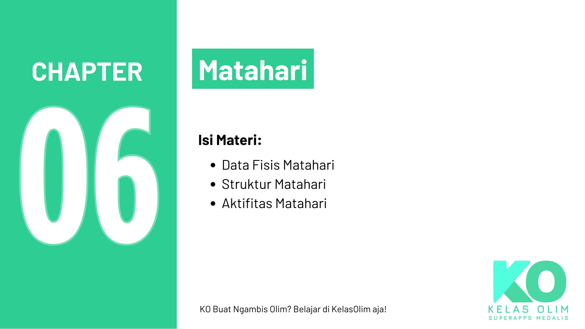 Chapter 6 - Matahari