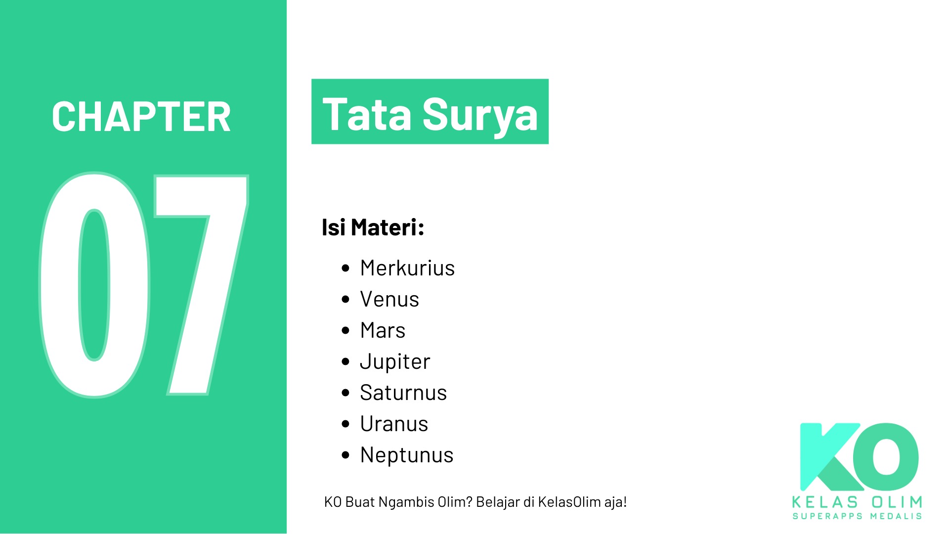 Chapter 7 - Tata Surya