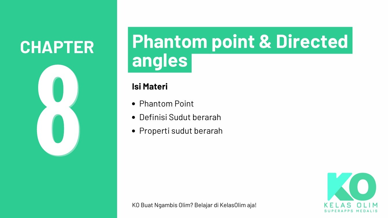 Chapter 8 - Phantom point & Directed angles
