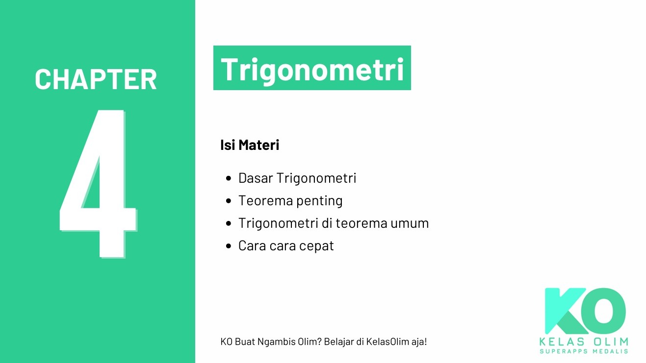 Chapter 4 - Trigonometri
