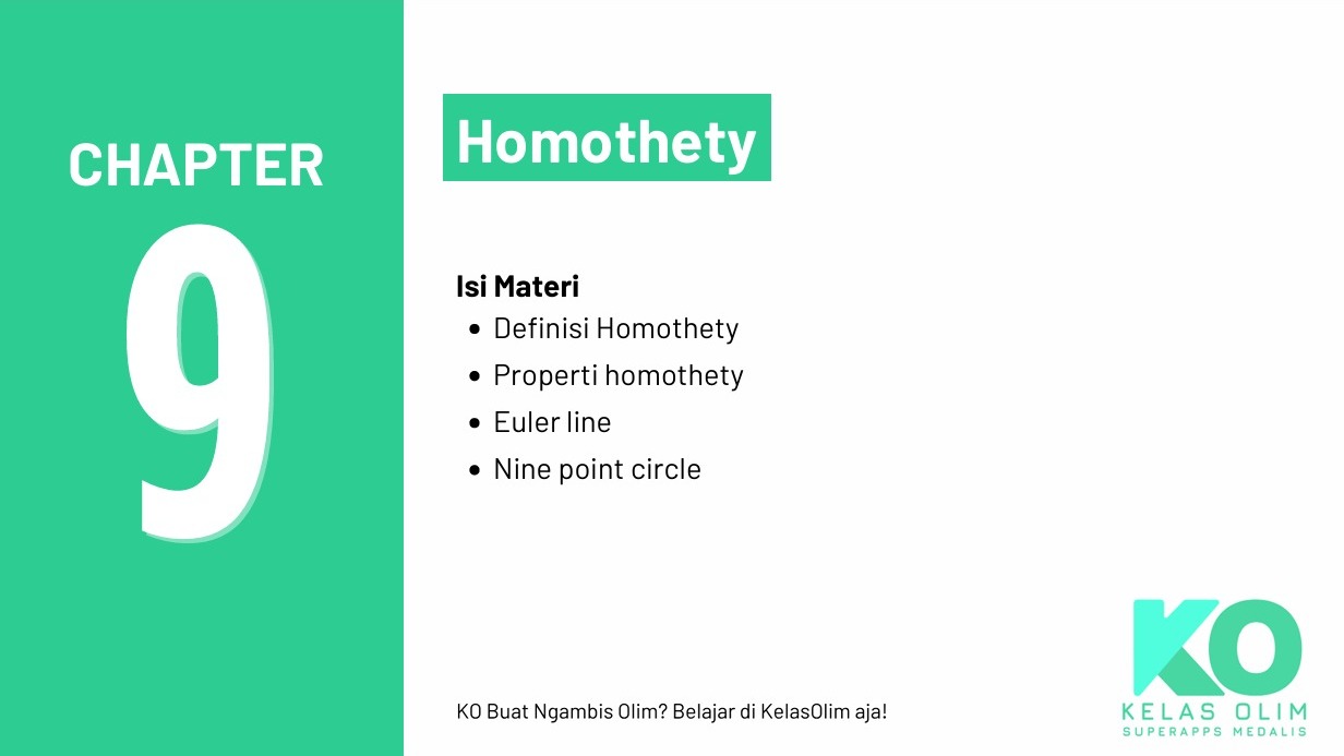 Chapter 9 - Homothety