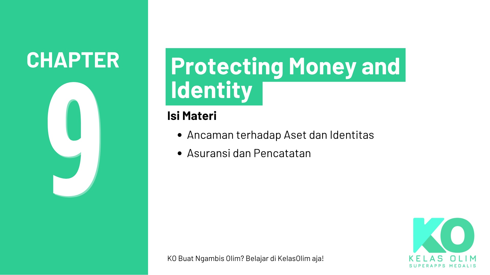 Chapter 9 - Protecting Money and Identity