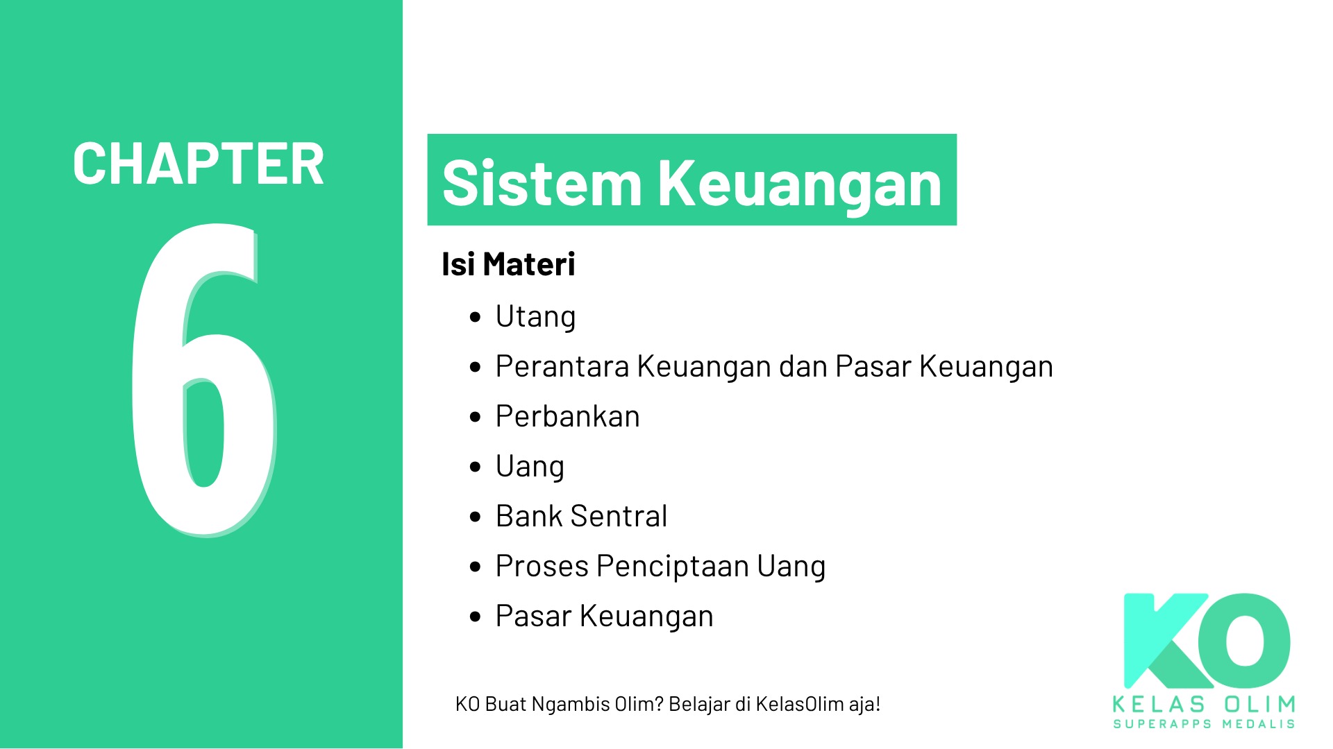 Chapter 6 - Sistem Keuangan
