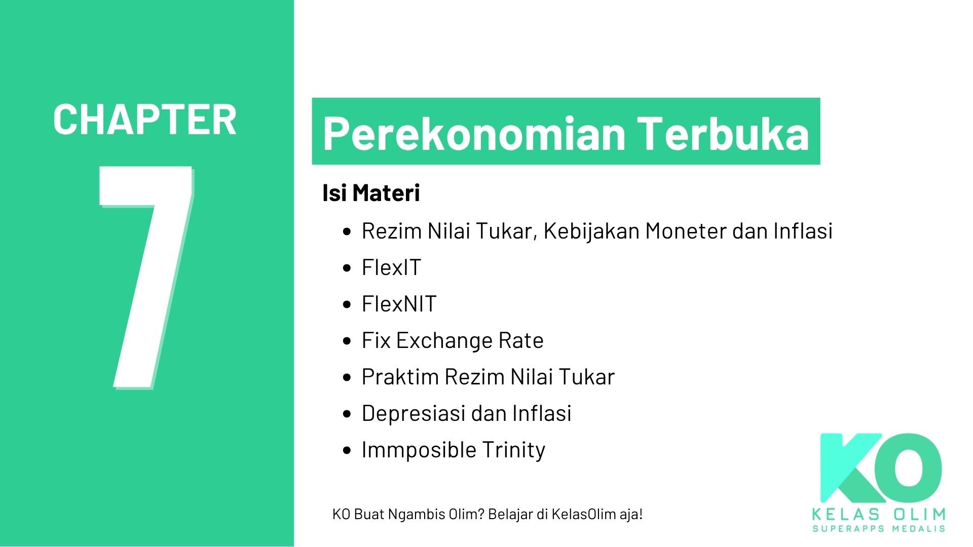 Chapter 7 Macroeconomic - Perekonomian Terbuka