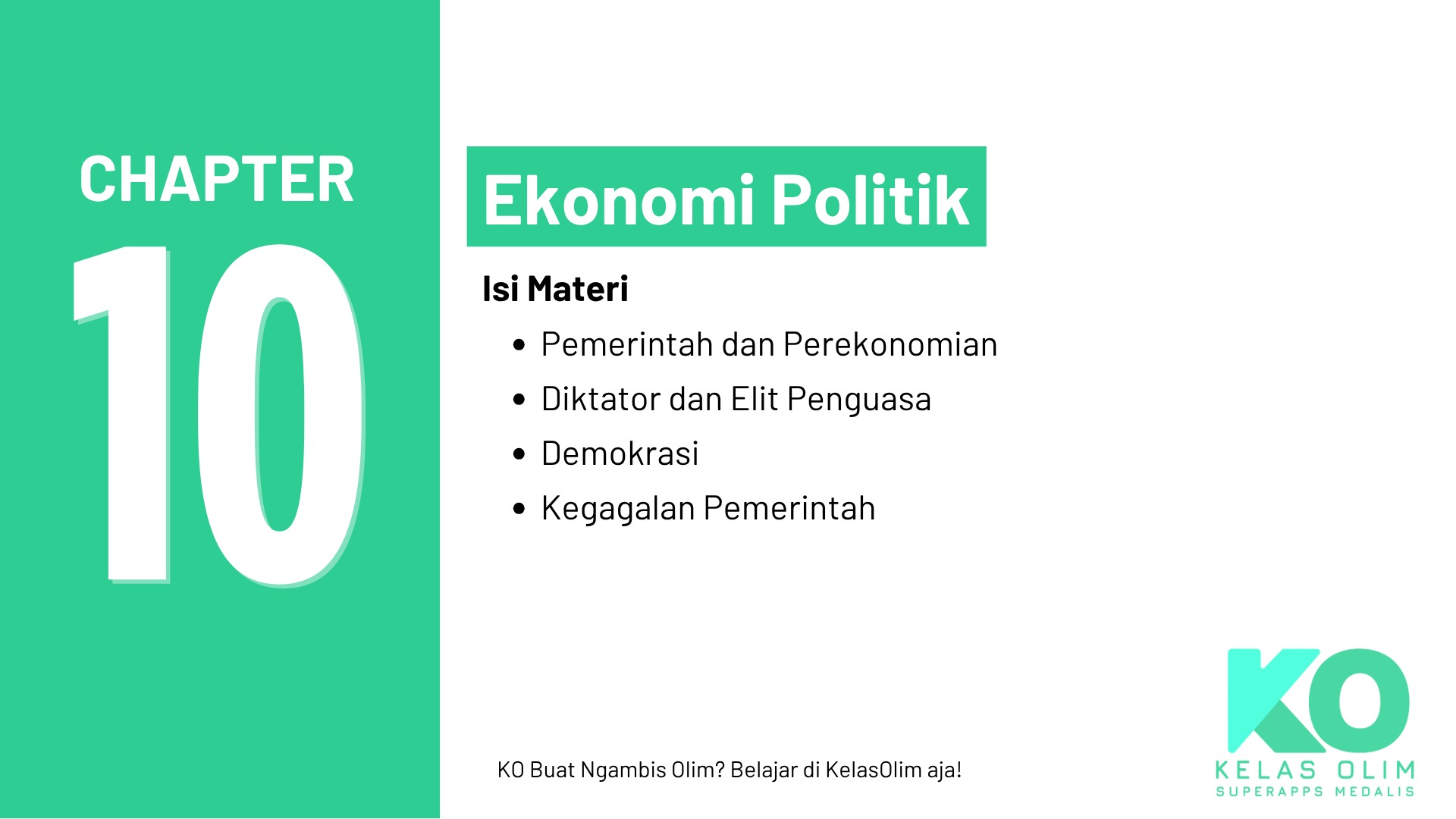 Chapter 10 Macroeconomic - Ekonomi Politik